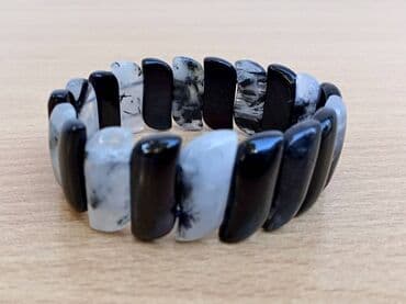 Venčanice i aksesoari: Narukvica Rutil Kvarc Narukvica Rutil Kvarc, poludragi kamen — 2