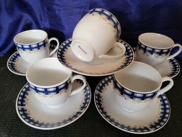 porcelanske solje za caj: Solje nove,vintaz za kafu,caj Bavaria. Solje porcelanske. Komada 6 u — 4