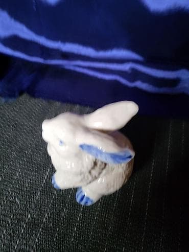 Sušilice: Vintaz nov porcelanski zec.Nemacka. Porcelanska figura zeca,mereni — 6