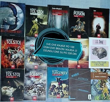polovne skije i pancerice: Polovna beletristika i klasici – razni naslovi od 200 do 300 rsd - — 2