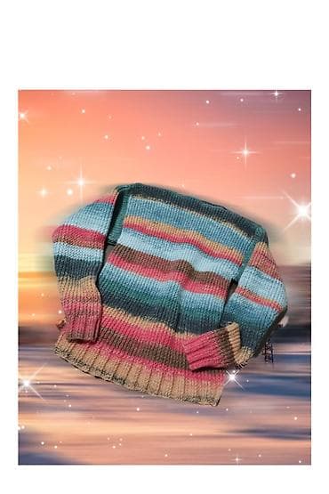 zenski kardigani prodaja: Džemper novi ručno pleteni vel L/XL. Obim grudi 88 cm, dužina 58 cm — 2