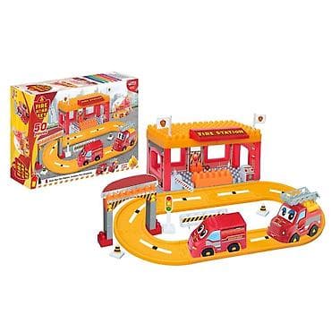 Building Blocks: Kocke vatrogasna stanica 033236 (DEDE) Set od 50 delova za izgradnju — 1