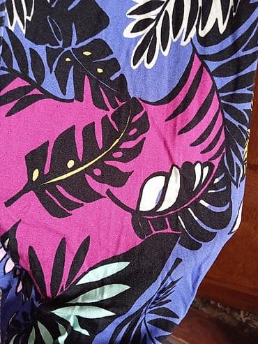 nakit lazarevac: Ženske pantalone sa tropskim printom - Tkanina meka i lagana — 2