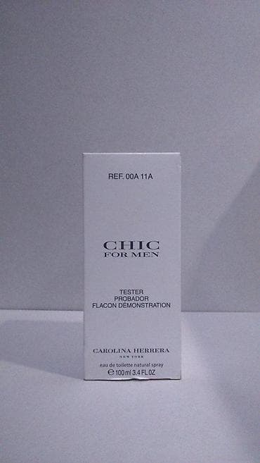 Personal Items: CAROLINA HERRERA CHIC MEN EDT100ML TSTR | Carolina Herrera Chic men — 3