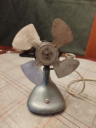 sto za pc: Stari retro stoni ventilator - vintage. Ne znam da li je kompletan — 3