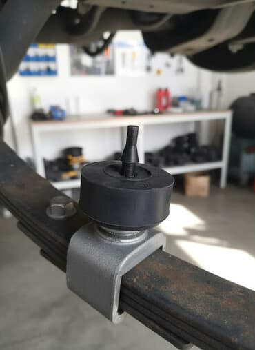 felne aluminijumske 16: Gumeni odbojnik vešanja zadnje osovine VW Caddy III 🔩 Gumeni odbojnik — 1