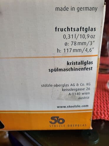plazma solje: Case vintaz,nove kristalne Stolzle O. nemacke. Univerzalne case,za — 7