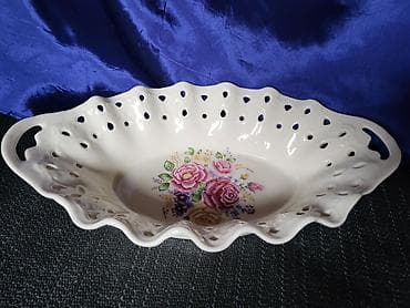 cinije sa drvenim postoljem: Porcelanska vintaz cinija. Porcelanska univerzalna cinija — 7