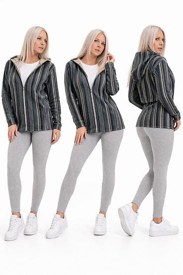 ลฝenska dukserica sa kapuljaฤom na pruge. Brend KEVIN CLAIN - Model na lalafo.rs ลฝenska dukserica sa kapuljaฤom na pruge. Brend KEVIN CLAIN - Model