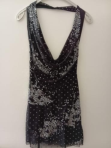 Haljine: Crna mini haljina sa šljokicama – Nasty Gal - Model: mini dužina — 1