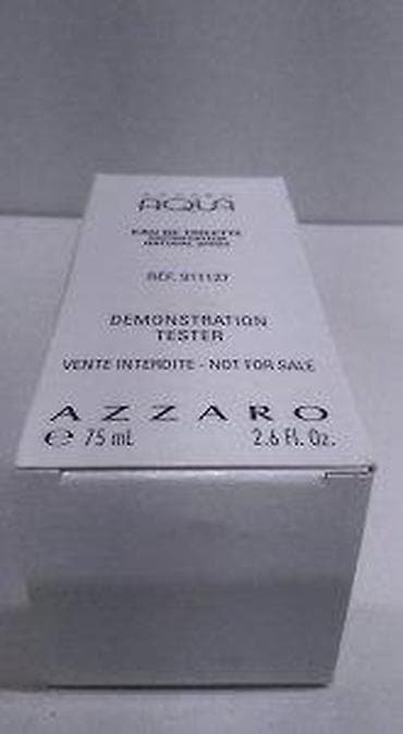 Lične stvari: AZZARO AQUA MEN EDT 75ML TSTR | Azzaro Aqua men edt 75ml tstr — 9