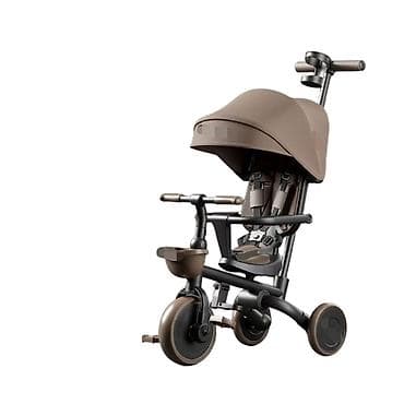 motor guralica za decu: Tricikl sa tendom 5u1 – Krem, Balans bike 744560 Funkcionalan 5u1 — 2