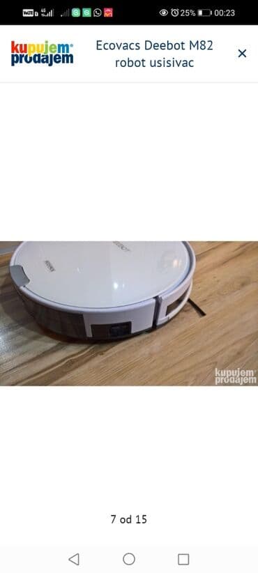 usisivac i parocistac 2 u 1: Ecovacs Deebot M82 robot usisivac Informacije Slanje Brzom postom — 4