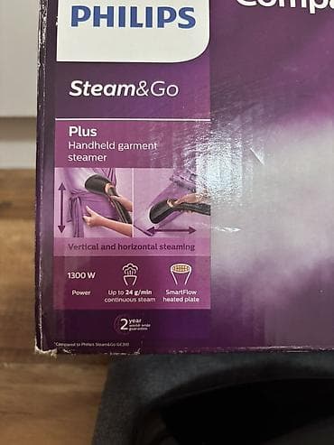 ploom u leskovac: Philips vertikalna pegla Steam&Go Plus ručni parni uređaj za odeću — 5