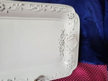 posuda za puter: Tanjir,vintaz sigma porcelan za posluzenja. Tanjir porcelan — 8
