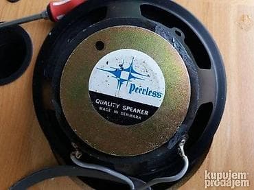 kompjuterski delovi: Peerless 8" Denmark- delovi -basovi 8 inca; 8 oma; platnene kalote=50e — 2