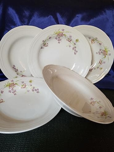 Tanjiri Boris Kidric porcelan Jugoslavija iz 70ih.godina. Tanjiri — 1