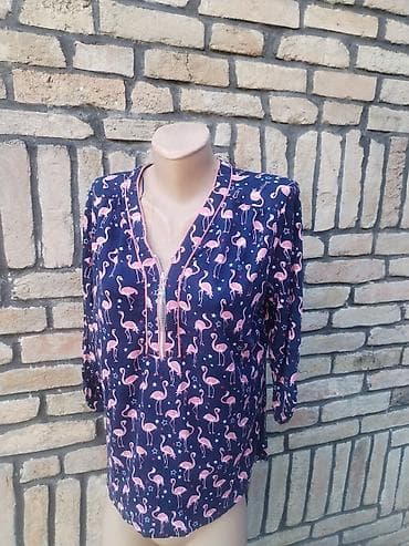 polyester materijal: Viskozna majica XL, super očuvana. - Materijal: meka i rastegljiva — 3