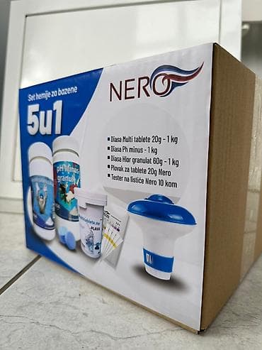 Mašine za čišćenje i održavanje: Startni set 5 u 1 Diasa Ovaj set za bazen uključuje Multi tablete 20g — 2