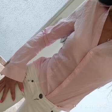 Košulje: H&M kosulja nezno roze s,nova — 1