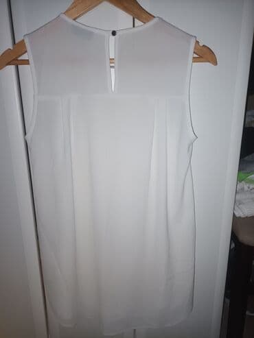 bež pantalone: C&A, XS (EU 34), Polyester, color - White — 2