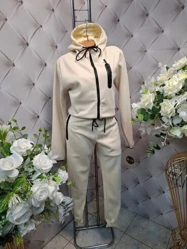 Sweatpants: One size, Single-colored, color - Beige — 3