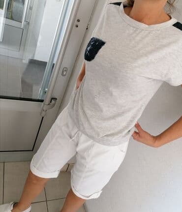 dsquared2 bermude: L (EU 40), Twill, color - White — 6