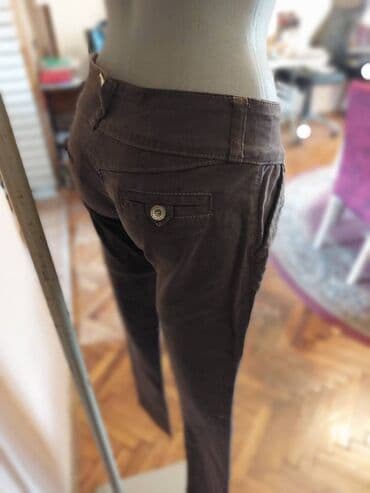 push up pantalone: Spušteni struk, Ravne nogavice — 2