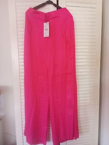 cargo pantalone: Nove Zara saten pantalone od viskoze Vel M — 2