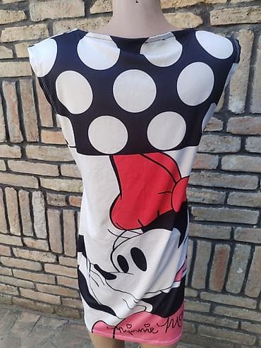 balari odeca: Mini haljina, veličina M – “Minnie Mouse” motiv. - Kroj: mini dužina — 3