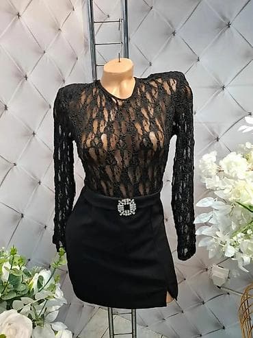 pepco katalog žene: Ženska čipkana bluza s dugim rukavima - Materijal: fina rastegljiva — 2