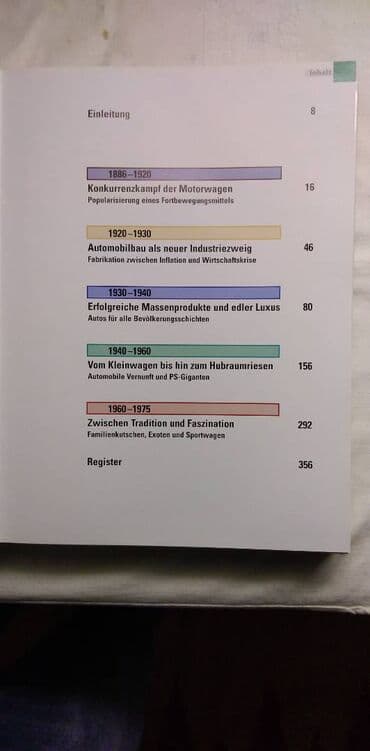 pijev život knjiga: Knjiga:1000 automobila format 30 cm. 370 str. nemacki,kao nova — 4