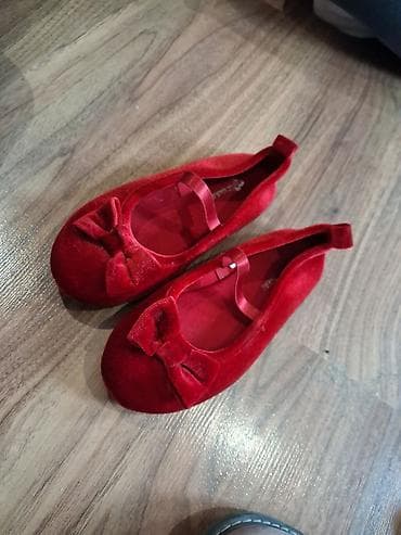 Kids' Footwear: Dečije baletanke – crvene nosene par puta po kuci - Broj: 29 — 1