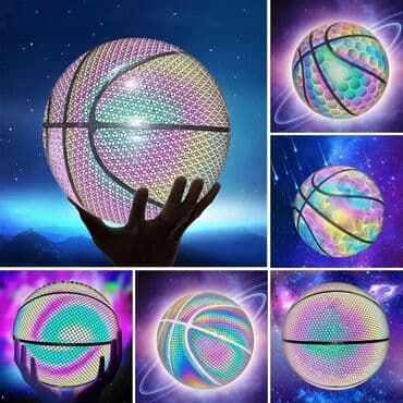 Rekviziti za vežbanje: Prava svetleca lopta za kosarku holgramska hologramska košarkaška — 6