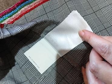 zara haljina s: Komplet – satenska košulja + karirane pantalone sa šljokičastim — 9