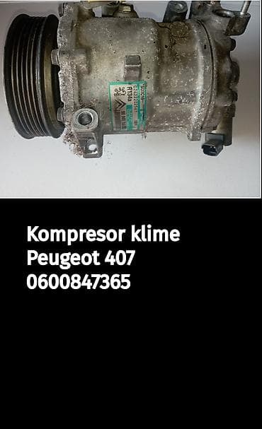 Kompresor klime za Peugeot 407. - Originalni kompresor sa