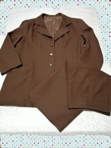 torba sa cirkonima: 2XL (EU 44), Jednobojni, bоја - Braon — 2