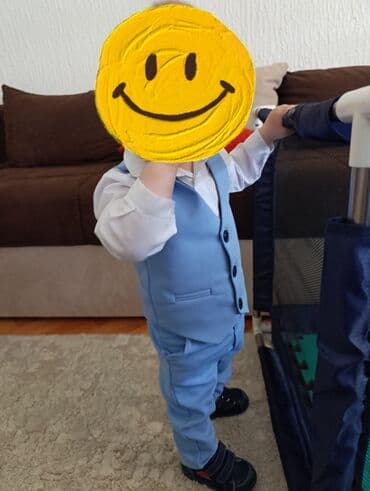 heklane haljinice za devojcice: Komplet: Košulja, Pantalone, Bodi, 80 — 3