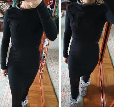 diana co tasne: Diane von Furstenberg - DVF original crna zimska haljina sa detaljima — 4