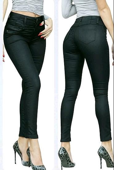 pull and bear pantalone: Jeans, High rise, Skinny — 3