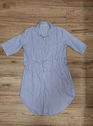 spavacice za trudnice h m: XL (EU 42), Cotton, Stripes, color - Light blue — 2