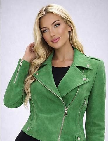 ponco cena: AKCIJA!!! Ženske jaknice od velura – model biker kroja. - Materijal — 5