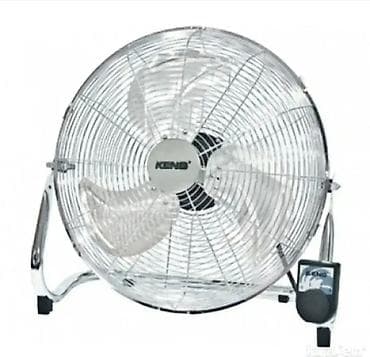 Industrijski podni ventilator Keno – snažan metalni turbo ventilator