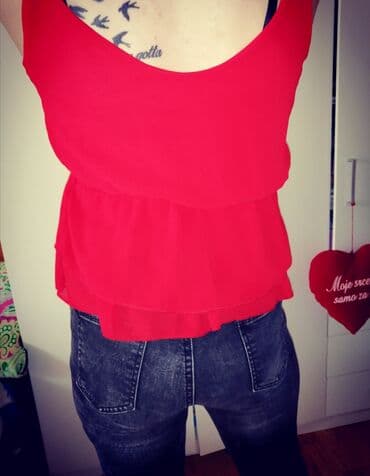 krem pantalone i bela kosulja: Blouses — 3