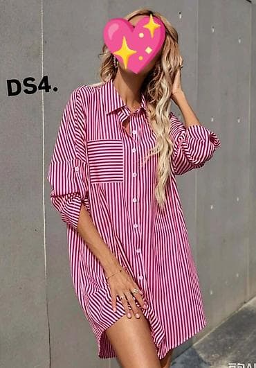 odeca za zene: Košulja/haljina za punije
Pamuk
XL 2XL 3XL
Cena : 2.900 dinara 👜 — 3