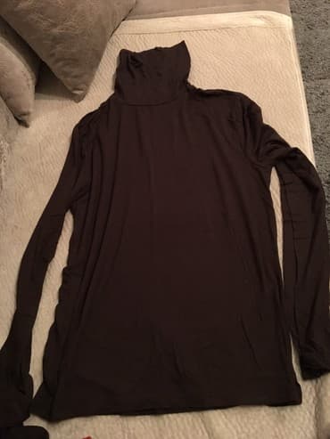 Roll-necks: M, L, Cotton, Single-colored, color - Brown — 1