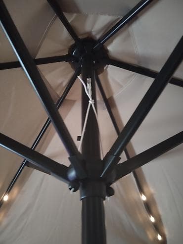 Garden umbrellas, awnings and pavilions: Baštenska suncobrana sa LED osvetljenjem na solarni pogon - Prečnik — 7