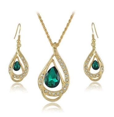 lapis lazuli ogrlica: Set nakita 1300 — 4