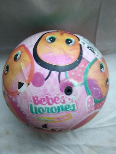 Dečija gumena lopta za igru Bebes lliorenes,Spanija precnik 17 cm