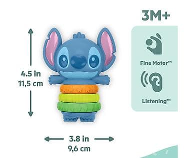 poppy playtime maska: Disney Baby Stitch – glodalica i zvečka Twist-a-Stitch (Bright Starts) — 3